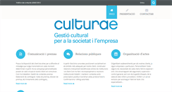 Desktop Screenshot of culturae.cat